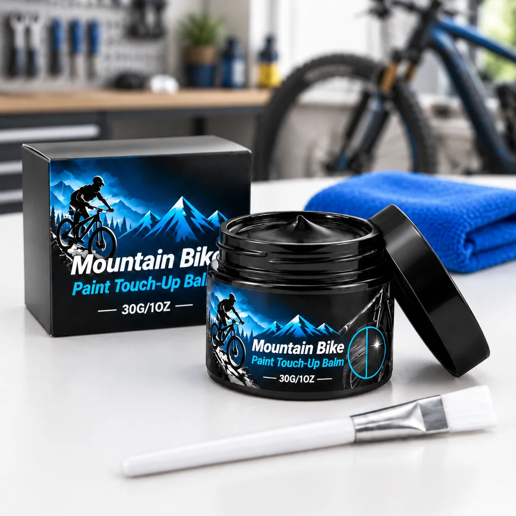 Mountain Bike Paint Touch-Up Balm Fills Small Scratches Scuffs Chipped Paint Prevent Metal Parts Rusting Bike Maintenance Paste