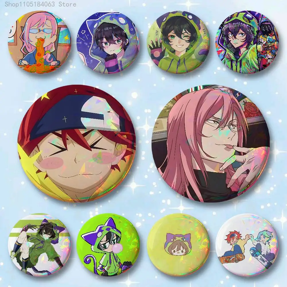 

SK8 The I-Infinity Badges 25 32 44 58 75 mm Round Cosplay Pin Bag Decor Fans Collect Friends Gifts Brooch Souvenir