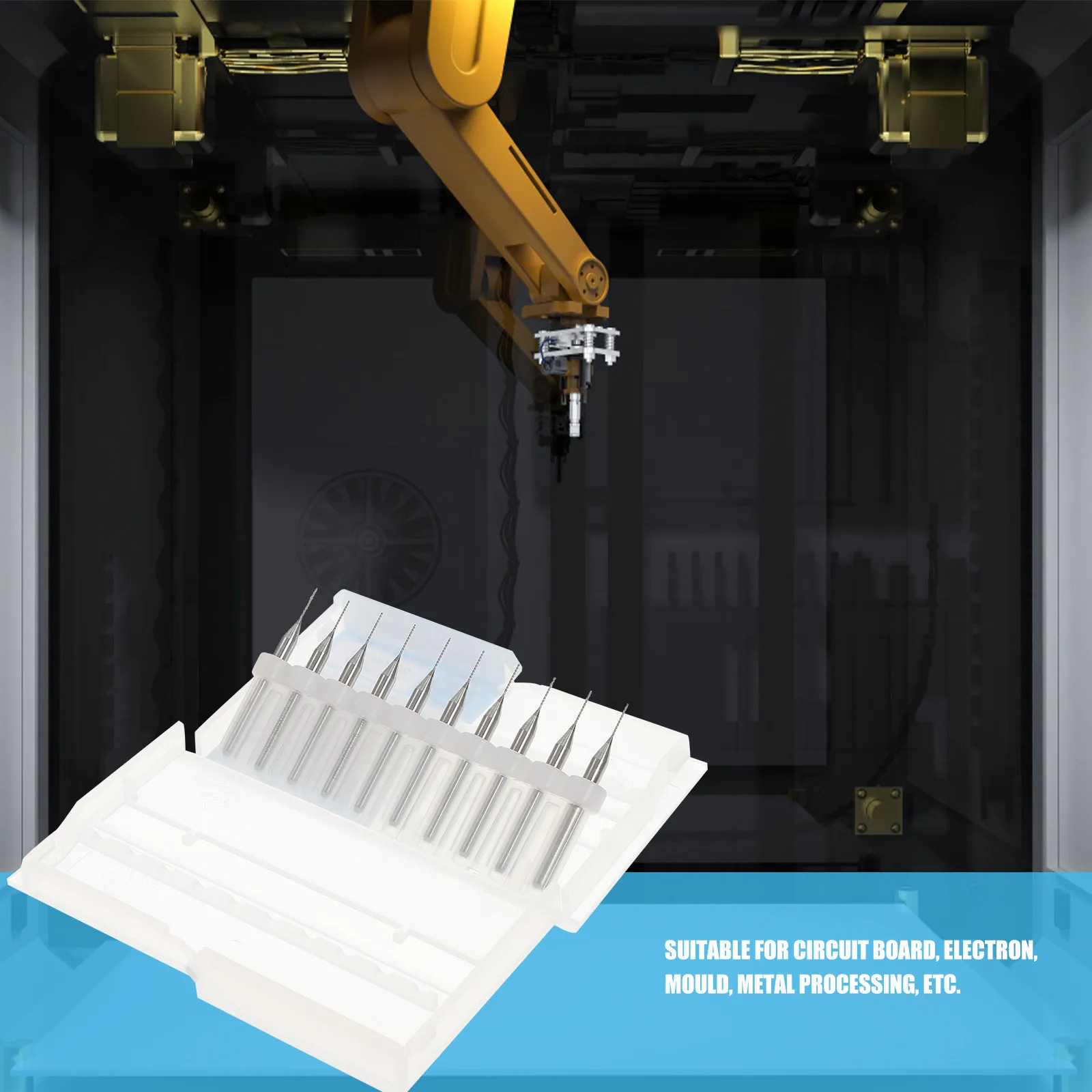 

Набор из 10 насадок для чистки сопел из вольфрамовой стали, без остатков, для экструдера 3D-принтера, для очистки печатных плат и металла