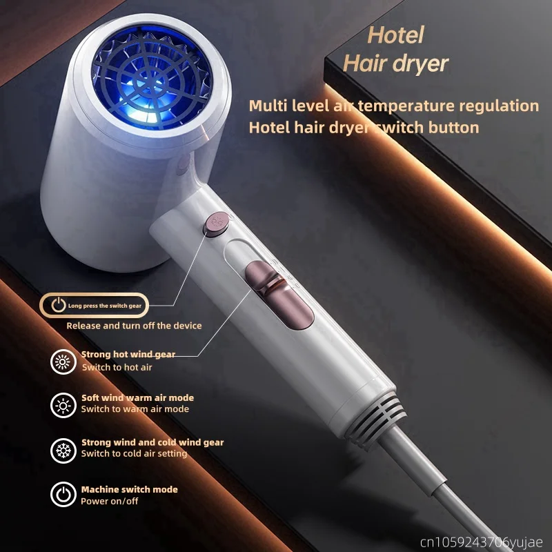 2026 New Wall Mounted Hair Dryer With High Power And Quick Drying Integrated, No Drilling Installation, Hotel Bathroom 220V view 6