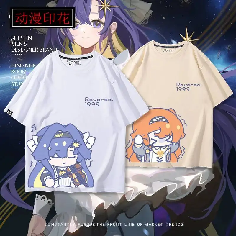 

Reverse:1999 Sonetto Vertin Acg Thirty-Seven Cosplay Costume Mens Women's Loose Leisure T-Shirt Basic Short Sleeve Top Tee Summe