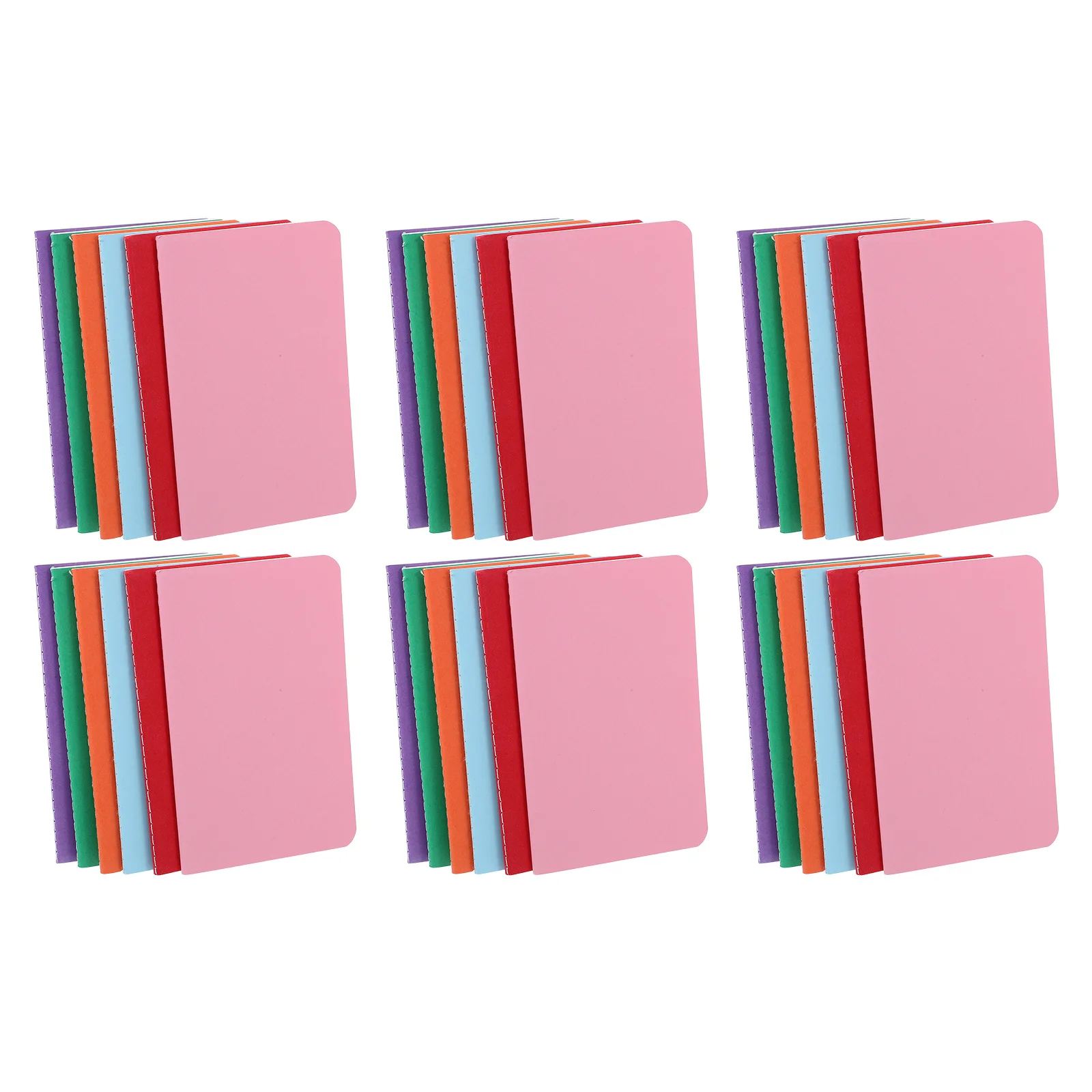 

36pcs Mini Notepad Pocket Notebook A6 Lined Small Journal For Students Office School Travel Memo Pad Portable Writing Notepad