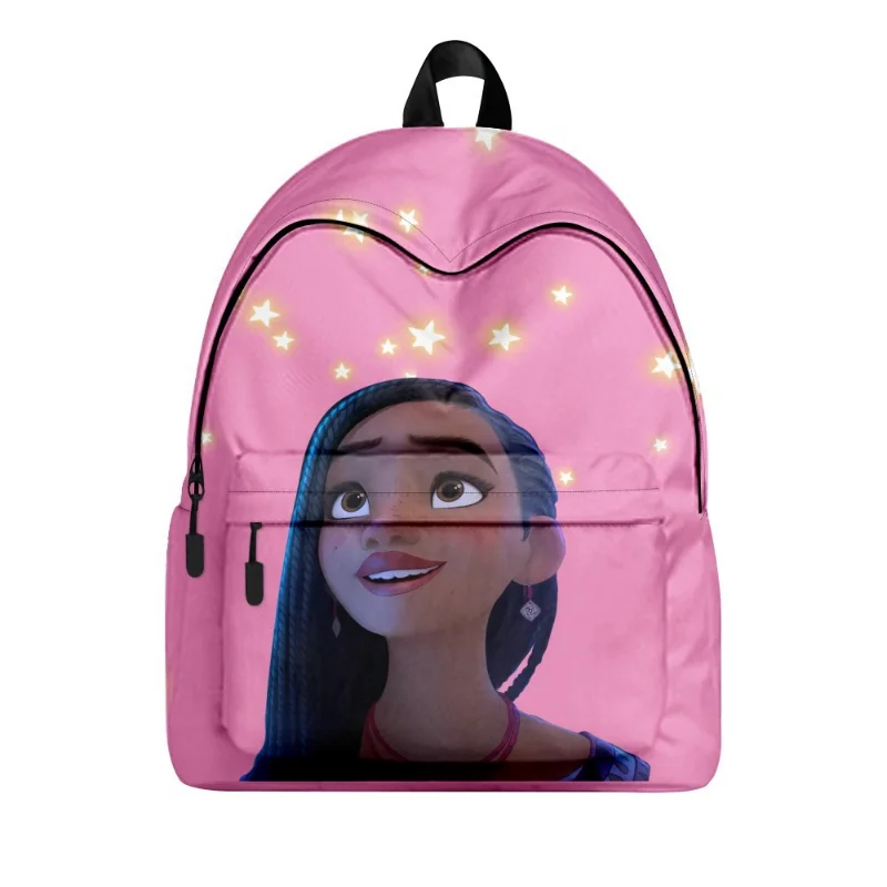 New Disney Wish zaino Kawaii Asha Princess zaino zaino per studenti di grande capacità borsa da viaggio per cartoni animati regalo di compleanno per