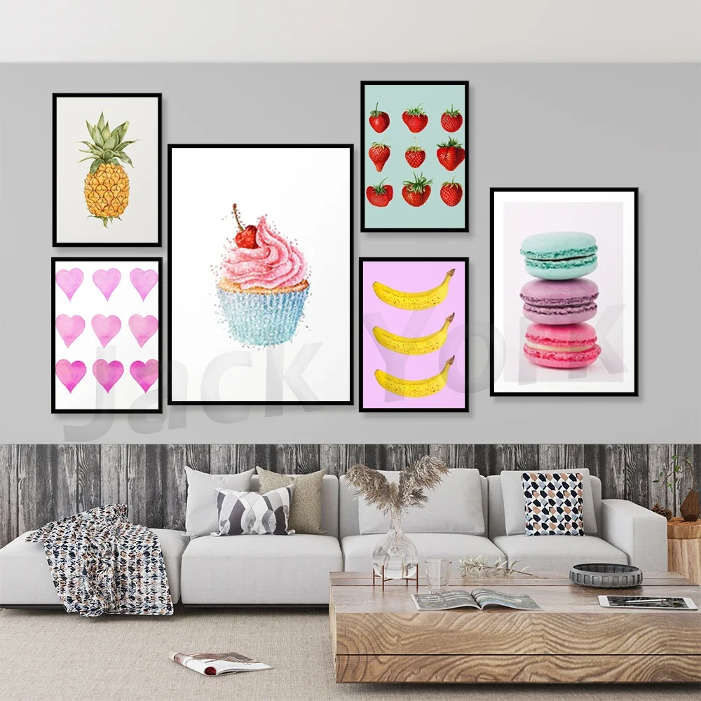 French Macaron, Prints Kitchen Wall Decor, Macaron Print, Paris Print,food art, macaroons, Instant Macaron Drawing Art, Print