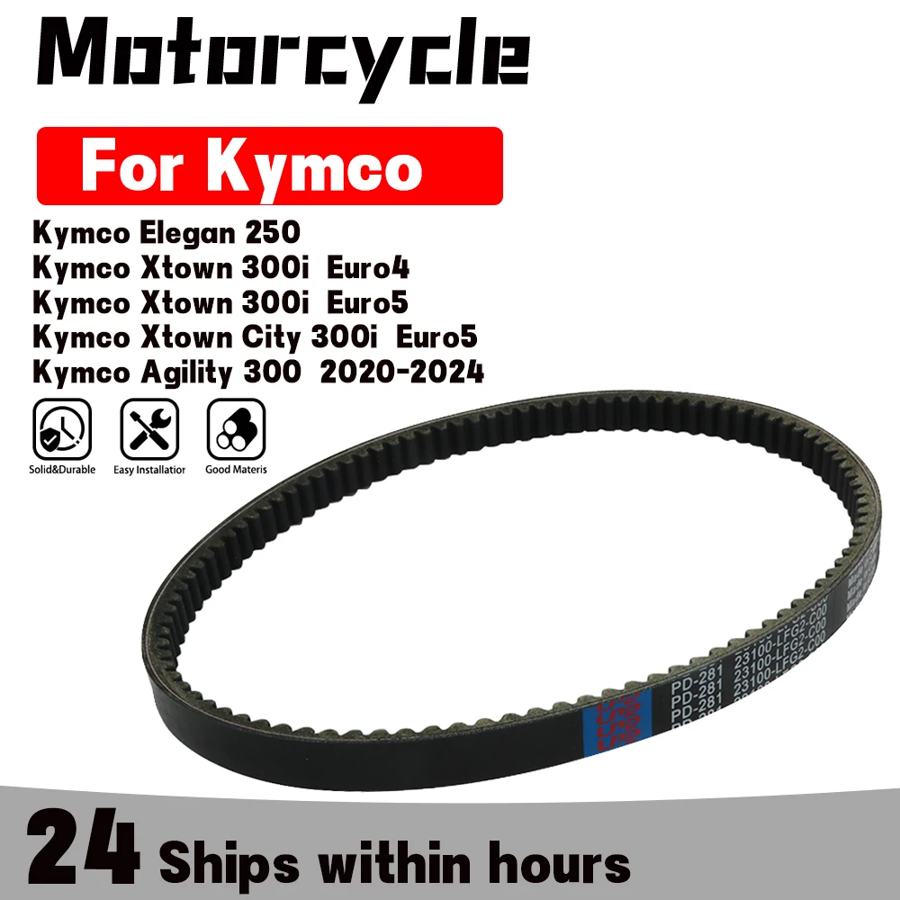 Correa de Transmisión para Kymco Elegan 250, Agility 300, Xtown 300i Euro4, City 300i Euro5, Agility 300 OEM:23100-LFG2-C00
