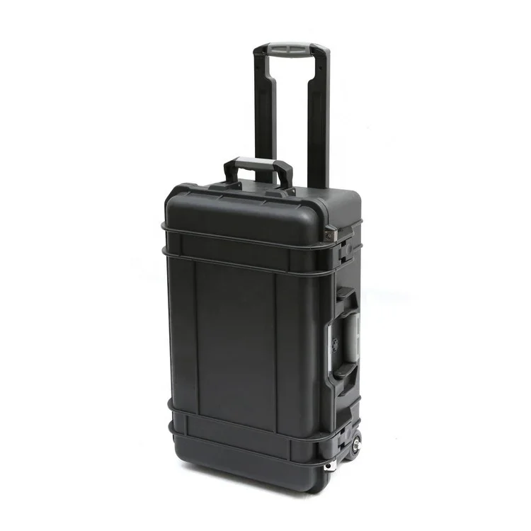 Waterproof  plastic protective hard with wheels trolley tool case carry box