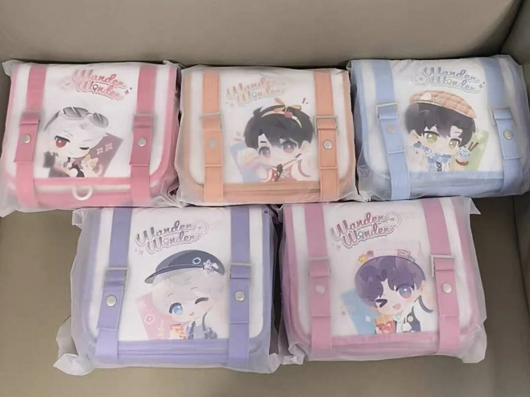 [Marchandises officielles] Anime en stock Love and Deepspace Wander Wonder Game Sylus Rafayel Xavier Zayne Caleb 23.5x8x18cm Trousse de toilette Cadeau
