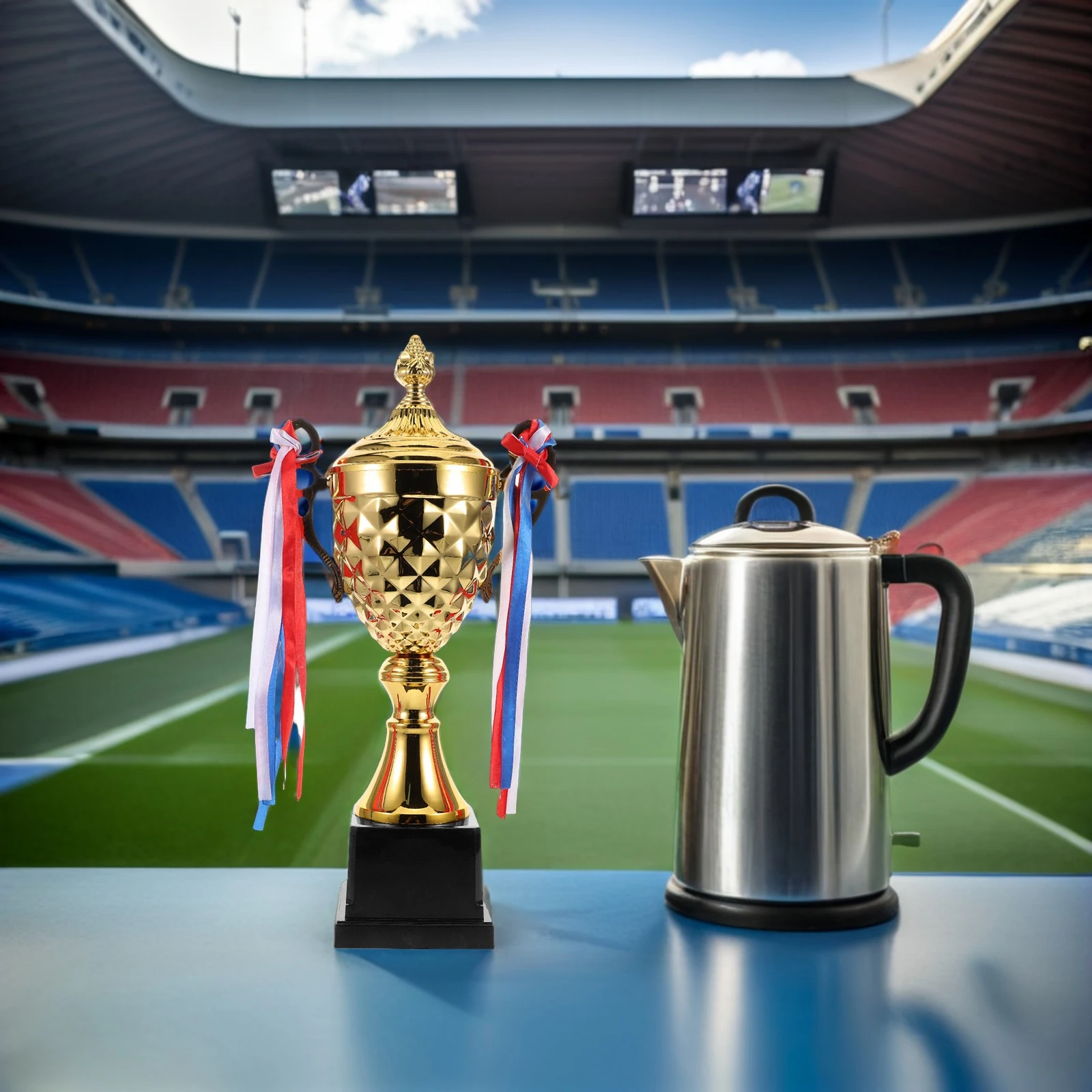 

Large Metal Trophy Cup For Sports Awards Football Basketball Volleyball Championship Tournament Competition Ceremony