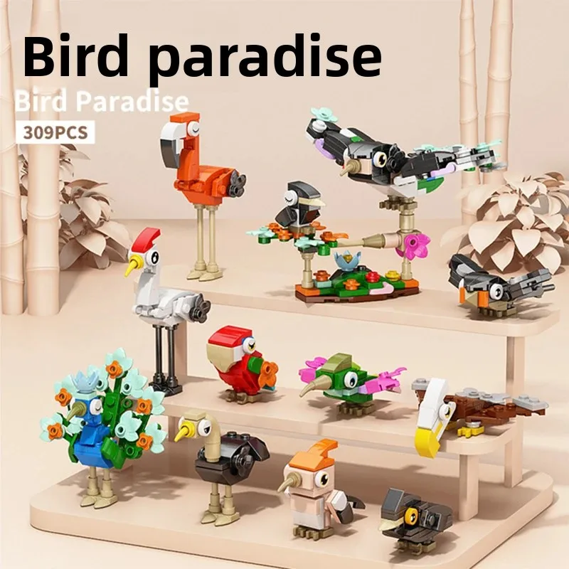 Insect Animals Bricks Constructor Set for Adults Micro Particle Assembled Diamond Building Blocks for Children 9 to 12 Year Toys