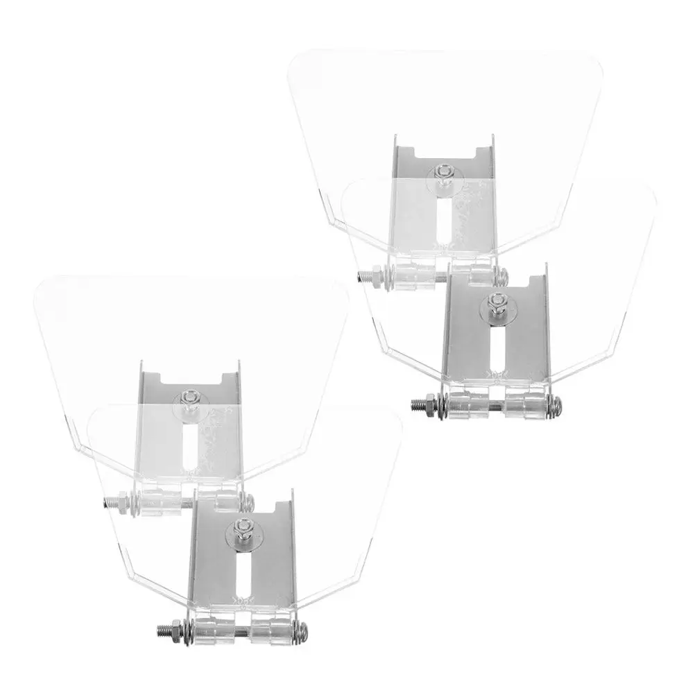 4Pcs Bench Grinder Eye Guard Transparent Safety Shield Dust Blocker for Small Workshop Home Use Grinder Replacement Eye