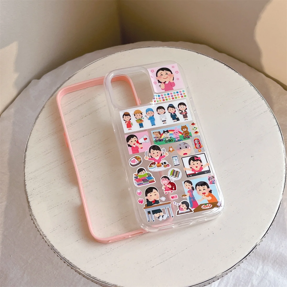 

new cute Japanese-style cartoon girl Phone Case For iPhone 16 15 14 13 Pro Max fundas case Protective cover funda iphone