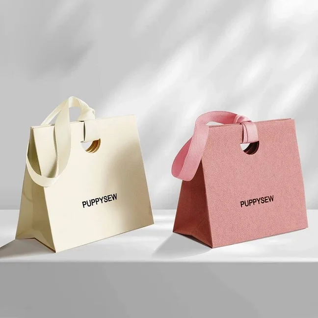 

Handbag, hand-held packaging gift bag, gift bag, cosmetics, lipstick gift bag, printed logo