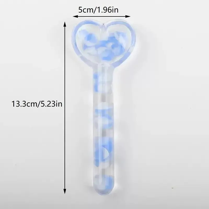 Molde de bola de gelo facial, globos criogênicos reutilizáveis para aperto da pele, reduz o inchaço, olheiras, ferramentas de terapia fria para rosto, 1 peça