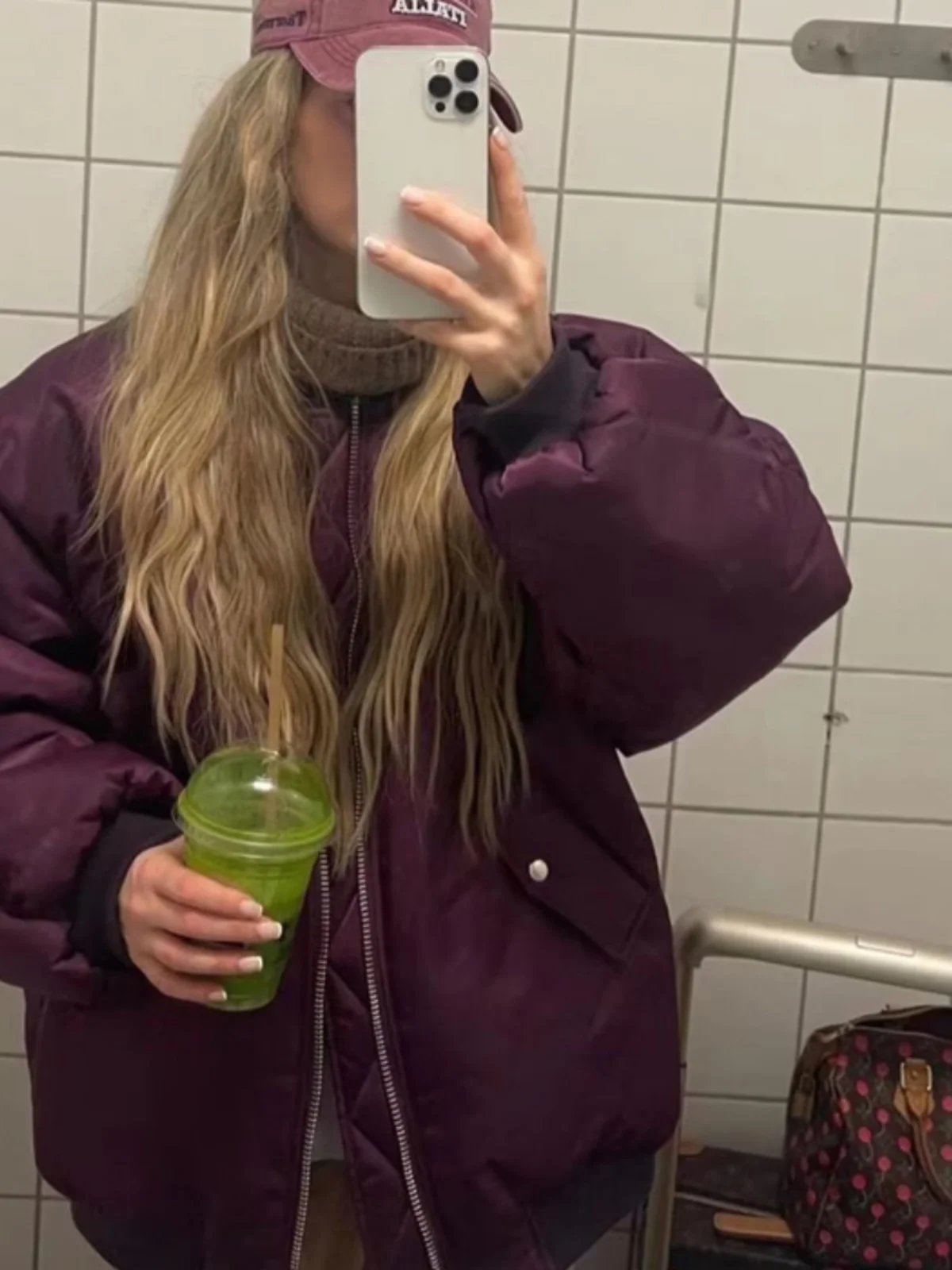 

Женская утепленная хлопковая куртка-бомбер оверсайз свободного кроя для осени и зимы, уличная одежда