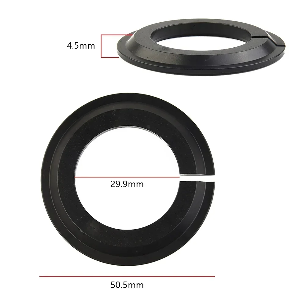 Bike Front Fork Adapter Tapered Steerer Tube Conversion 1 1/8in To 1 1/2in Crown Race Ring Headset Washer Bicycle Accessories