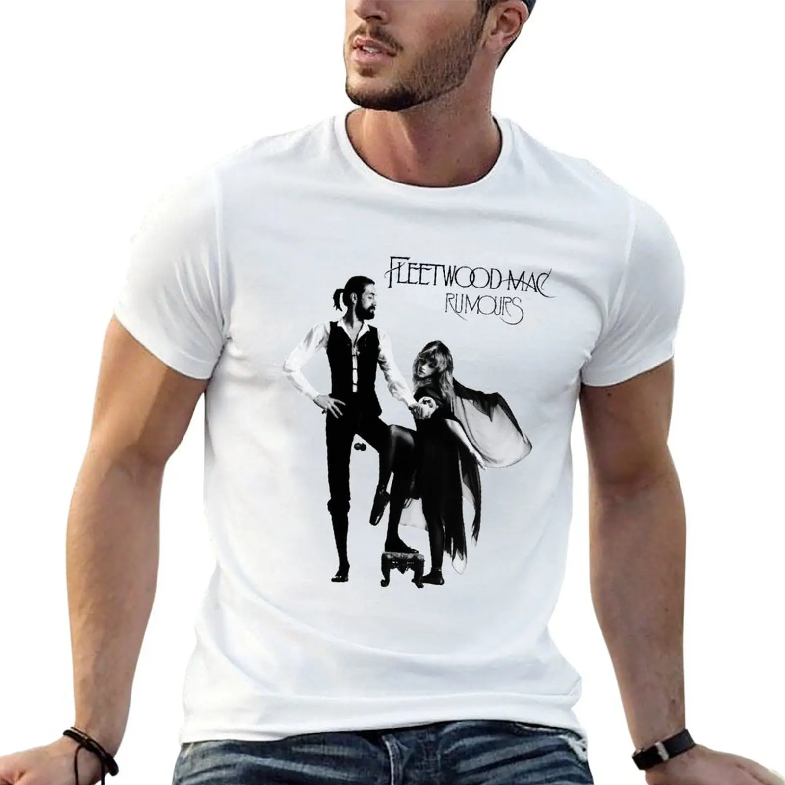 rumours tour 2019 fleetwood warna T-Shirt boys whites summer tops T-shirt men