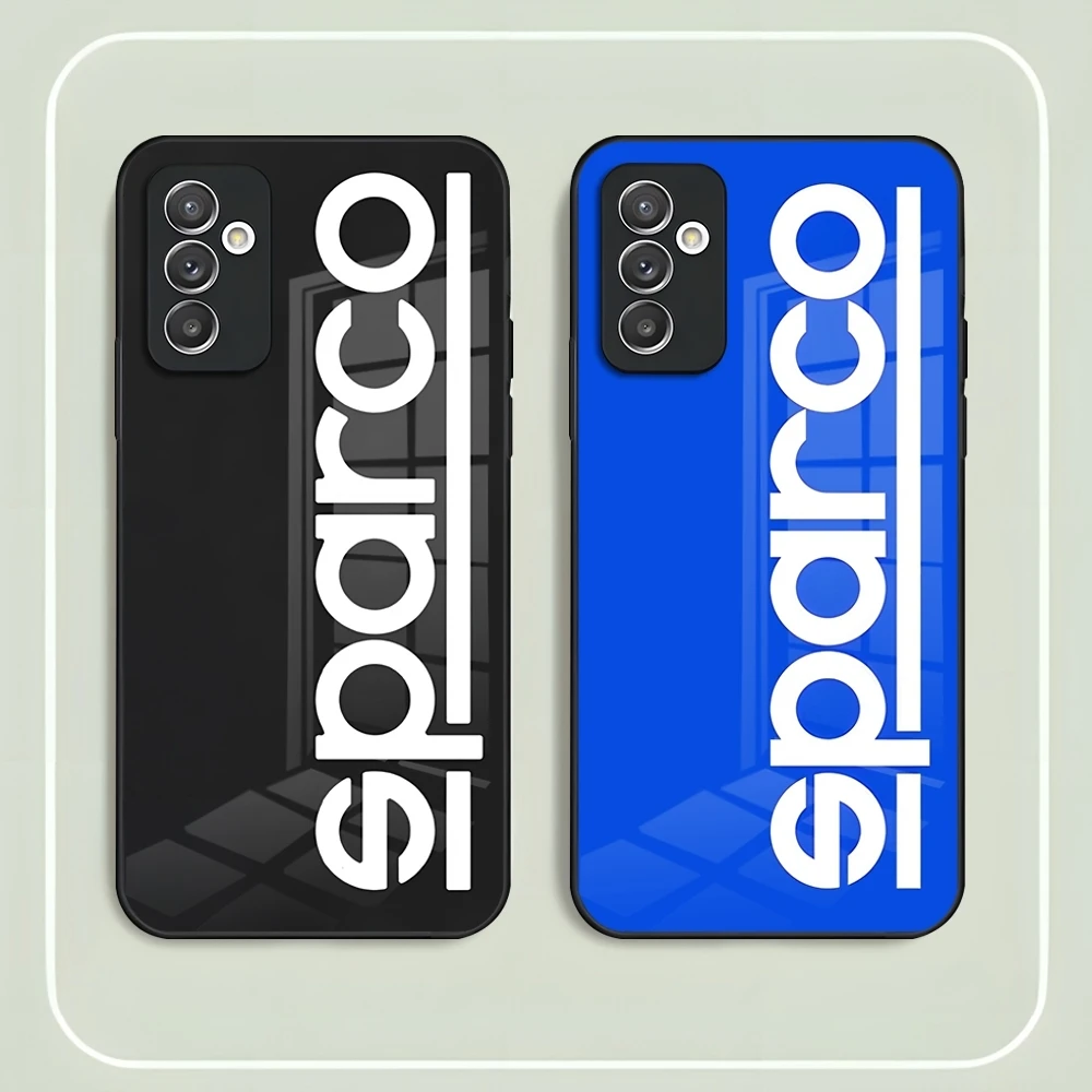 S-Sparcos Logo Phone Case For Samsung S26 S24 Ultra S22 S23 S25 S20 Fe S21 Plus A16 A54 A34 A53 Glass Cover