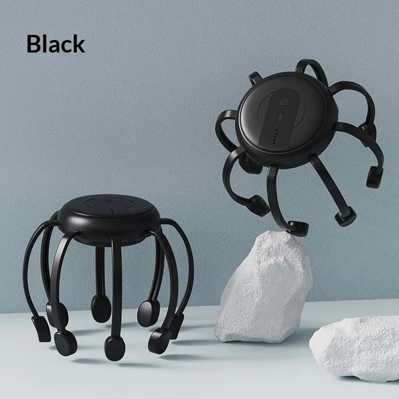 Octopus Shape Scalp High Performance Stress Relief Head Vibration Massager Electric Scalp Massager For Blood Circulation