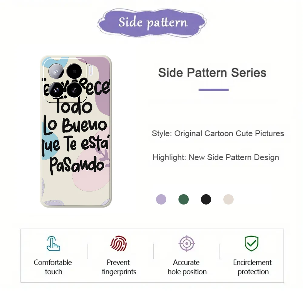 حافظة هاتف على الطراز الإسباني لهاتف Xiaomi Mi 15 Ultra Mi 14T 13T 12T 11T Pro لهاتف Xiaomi Mi 13T Pro Mi 11T Pro حافظة ناعمة من السيليكون