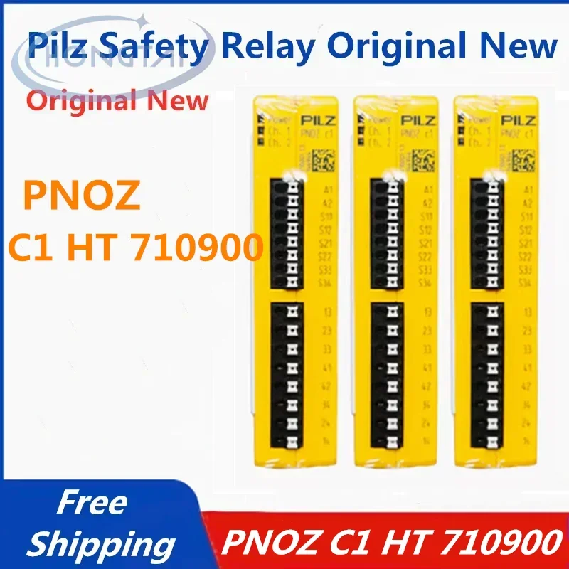 

Free Shipping PNOZ C1 HT 710900 PILZ Safety Relay Module Original New Hot Sale
