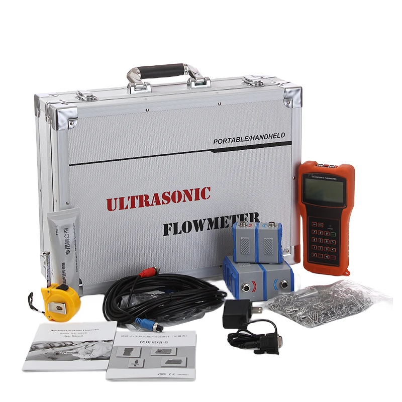 15-700Mm 12-inch Outer Digital Price Pliers Handheld Ultrasonic Portable Water Flowmeter Price Offer