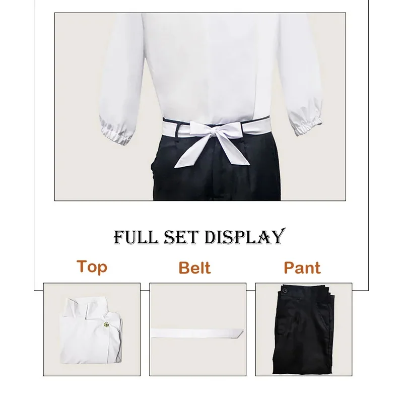 Uniforme de cosplay Yuta OPatrick otsu pour hommes et femmes, costume de cosplay Jujutsu Kaimmense, dessin animé japonais, Halloween, Noël, enfants