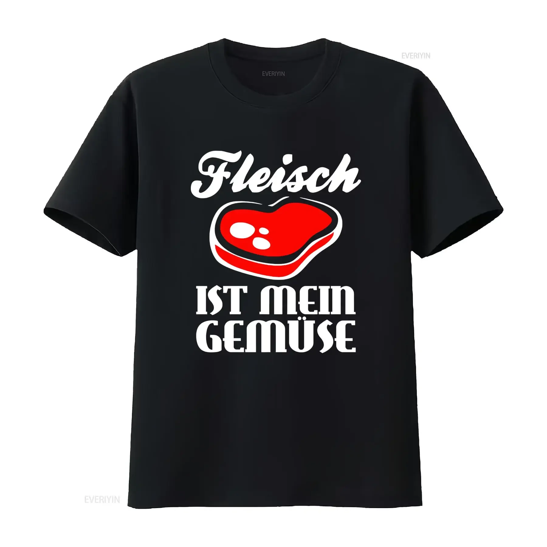 Mens Fleisch Ist Mein Gemüse Meat T Shirt Up to 5XL vintage Washed Soft Unisex Stylish fashion designer clothes Stretched
