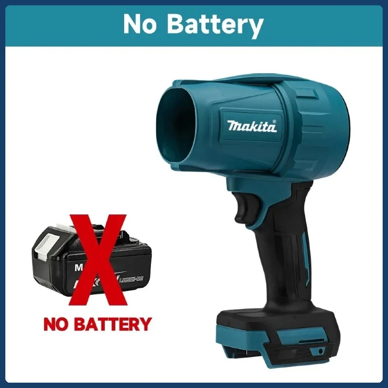 Makita Violent Blower Turbo Jet Fan Elektrische luchtstofzuiger Windsnelheid Turbo Oplaadbaar met licht reinigingsgereedschap voor auto's