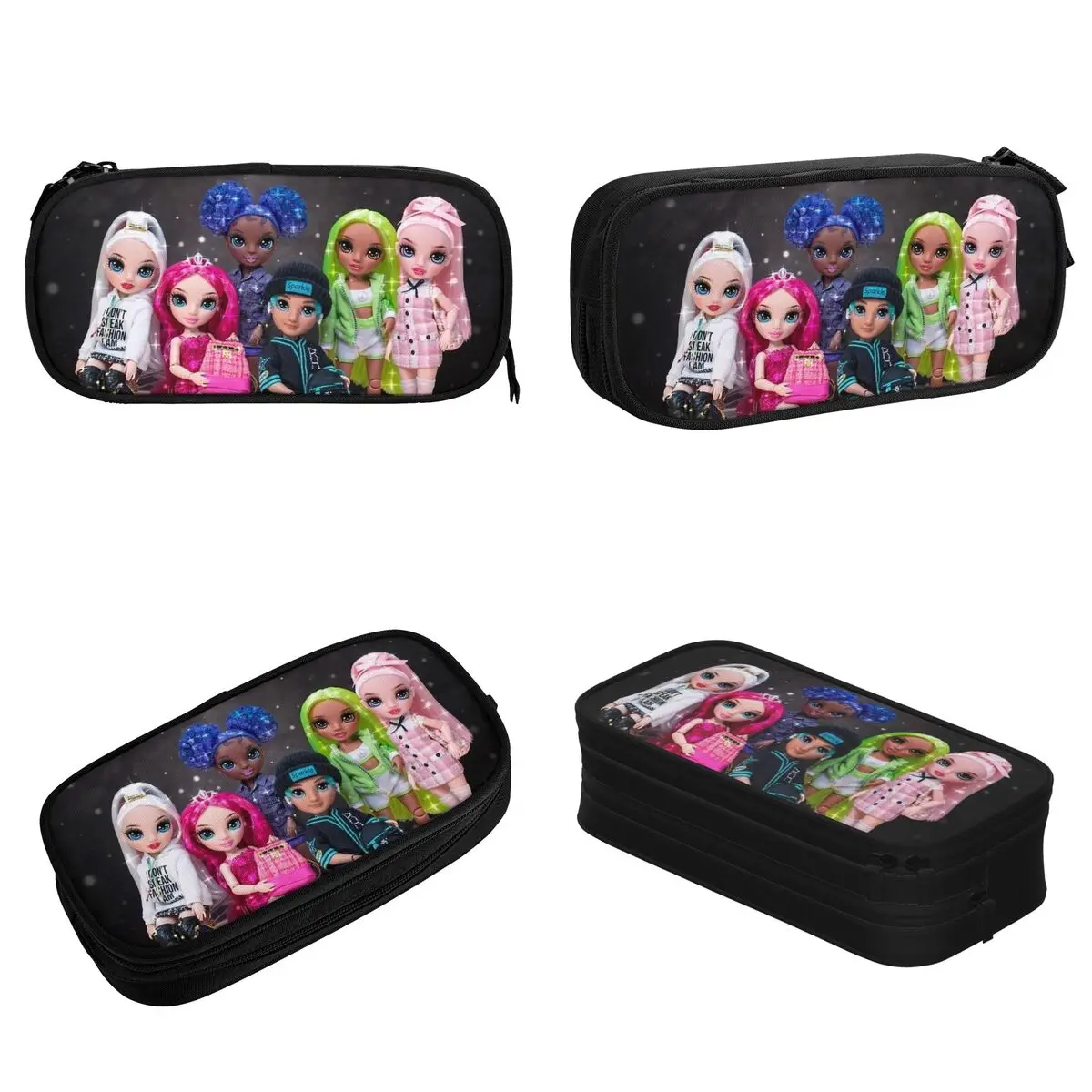 Kotak Pensil Tinggi Rainbow Jr Tas Tempat Pena Baru Tempat Pensil Hadiah Perlengkapan Sekolah Penyimpanan Besar Siswa