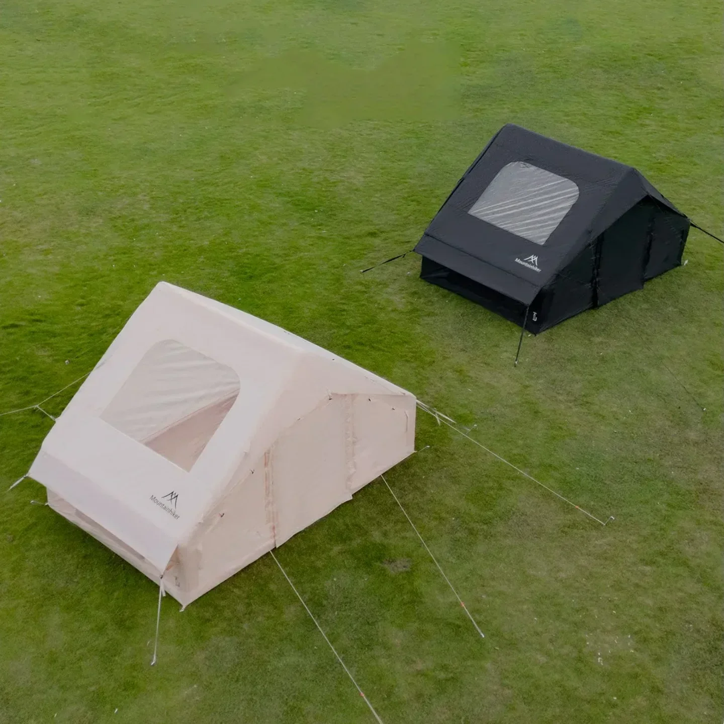 خيمة كوة كبيرة قابلة للنفخ للتنزه في الهواء الطلق من قماش أكسفورد خيمة سقف للنزهات والتخييم والمقصورة المحمولة خيمة عائلية