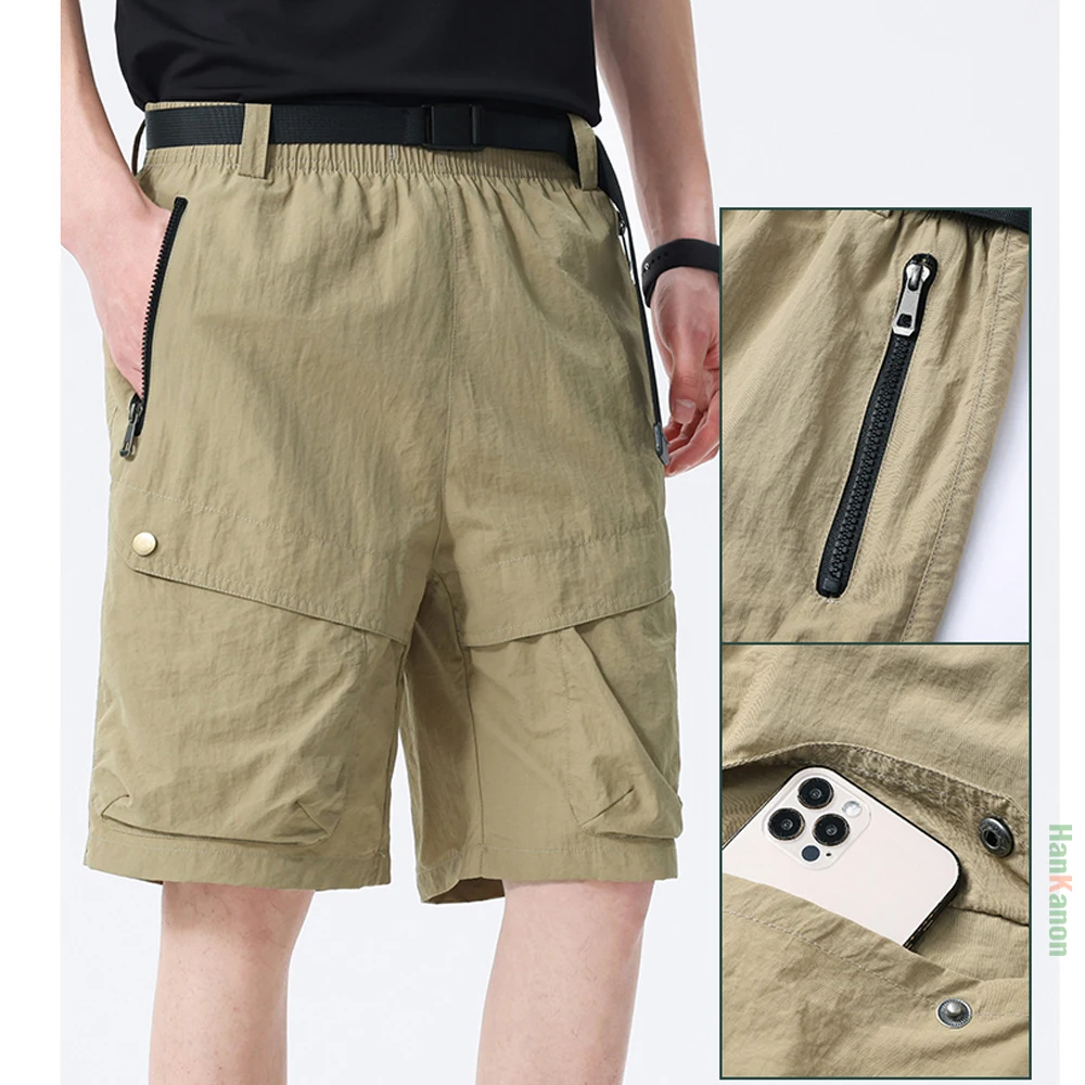 

Summer Essentials: Breathable, Quick-Dry & Lightweight Sports Shorts Zipper Pocket Shorts Men's Summer Shorts