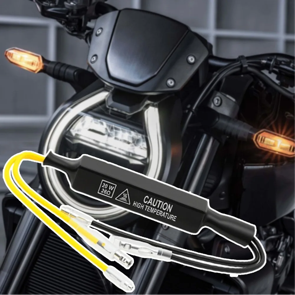 Indicator Load Resistor 12V 20W Solve Blinker Error 26 Ohm LED Turn Signal Lights Fault Decoder Motorcycle Flasher Accessories