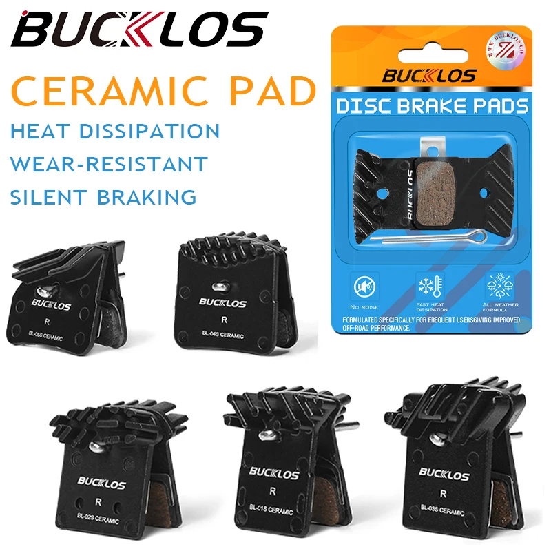 AliExpress BUCKLOS Bicycle Brake Pad Ceramic Bike Brakes Pad for SHIMANO L05A J05A G05A H03A D02S N03A NUTT Heat Dissipation Bicycle Pad
