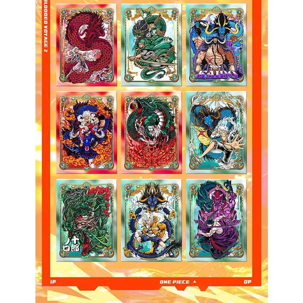 Wholesale One Piece Collection Cards for Friends Anime Creative Peripheral Special-shaped Fashion Laser Cards Exquisite Gifts