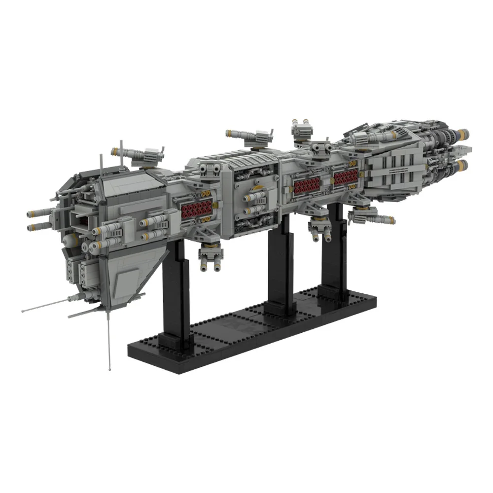 

MOC NOVA Class Dreadnought from Babylon 5 Model Building Blocks Omega-class Tech Turret Combat Ship Brick Toy Adult Gift