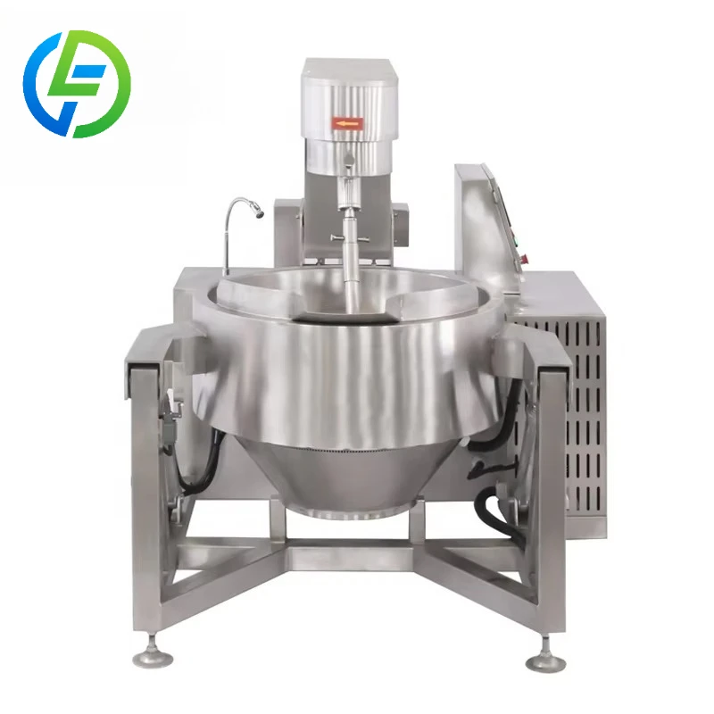 Customize Industrial Automatic Jam Planetary Cooking Mixer Cooking Machine Robot