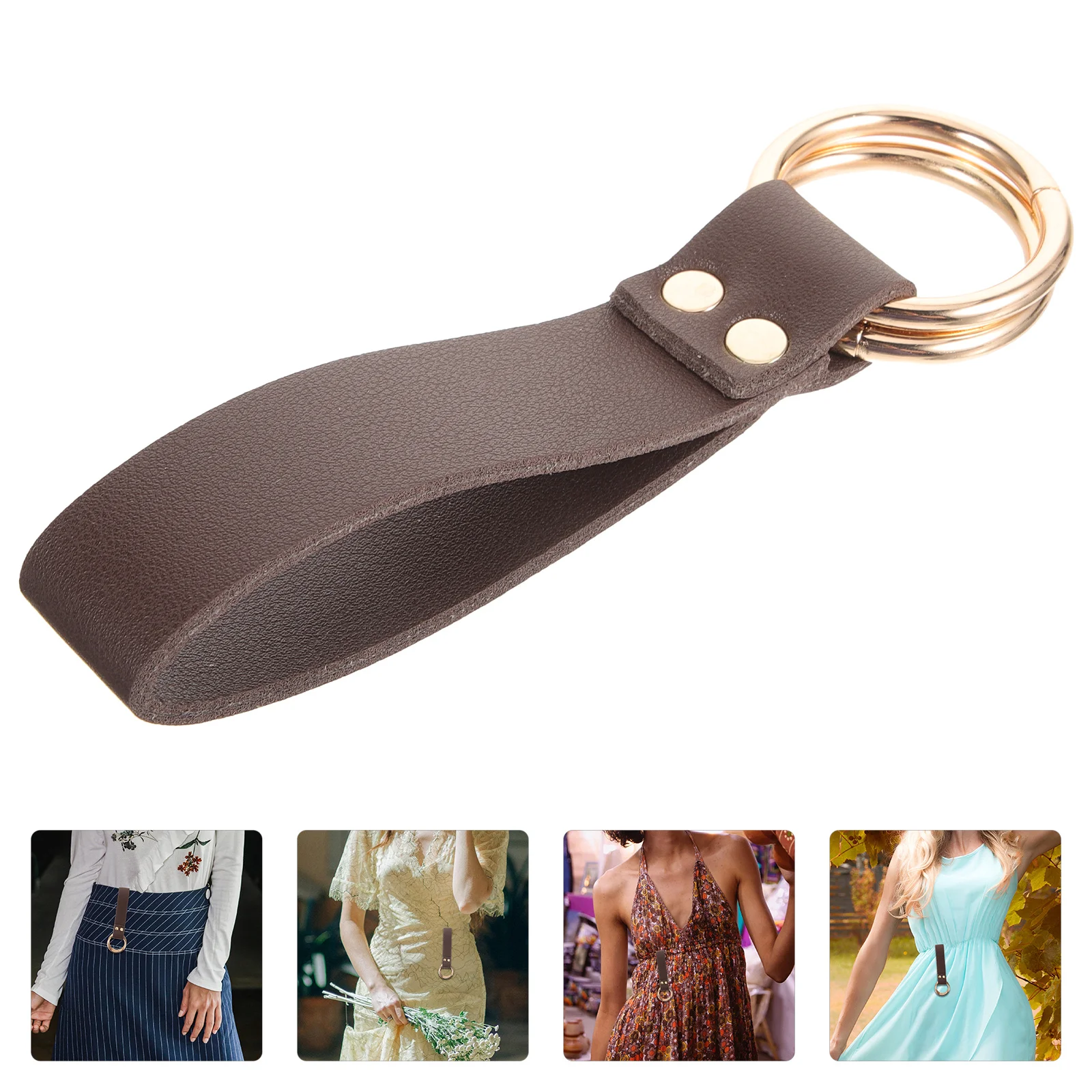 Hebilla de doble anillo Medieval de Metal, hebilla de cinturón de estilo Vintage, anillos dobles decorativos, adecuados para falda, vestido al aire libre