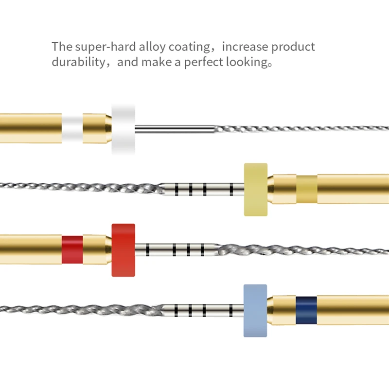 6 ชิ้น/กล่อง SOCO ทันตกรรม Endo ไฟล์ Root Canal Taper Endodontic แฟ้ม Niti ความร้อนเปิดใช้งานแฟ้มโรตารี่ยืดหยุ่นเครื่องมือทันตแพทย์