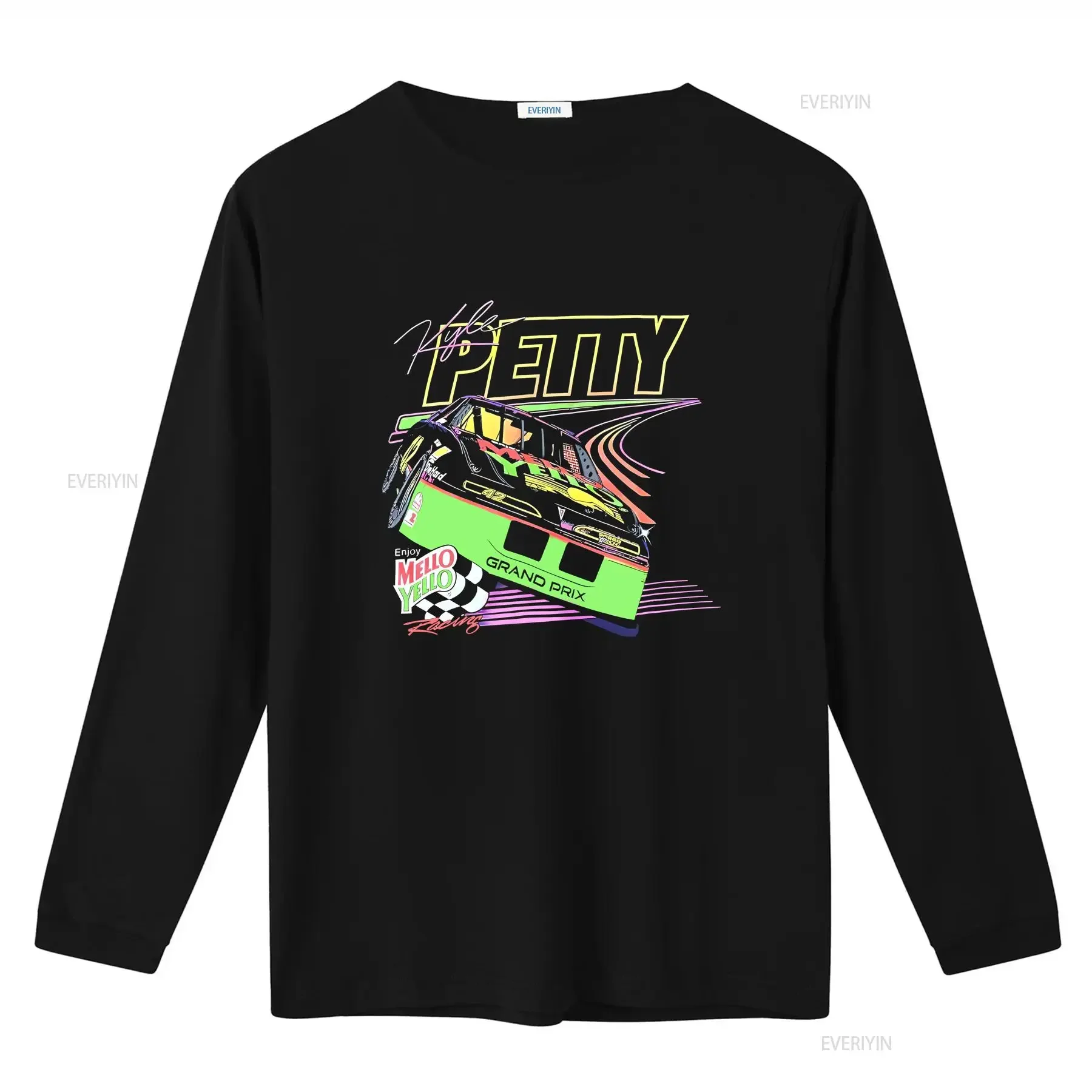 تي شيرت كايل بيتي للمروحة باللون الأسود بجميع المقاسات تي شيرت عتيق مصمم ملابس ناعمة مغسولة ملابس خروج مريحة غير رسمية قابلة للتنفس #3