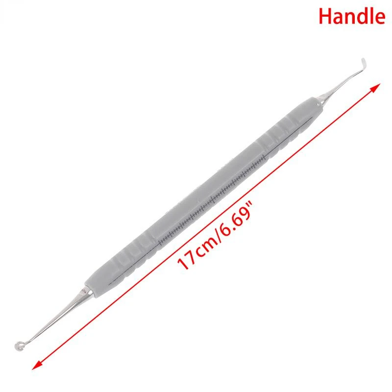 New Dental Instruments Composite Resin Filling Spatula Mixing Handle Foam Pads Veneer Modifier All Ceramic Veneer Adjusting Tool