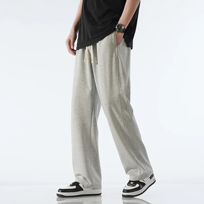 

2024 Summer Harlan Sports Pants Sweatpants Baggy Joggers Cotton Korean Neutral Loose Outdoor Personality Design Jogger Trousers