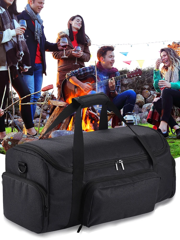 Caja de almacenamiento portátil, soporte para cargador de Cables, Estuche de transporte multifuncional para exteriores para JBL Partybox On The Go, compatible con Bluetooth
