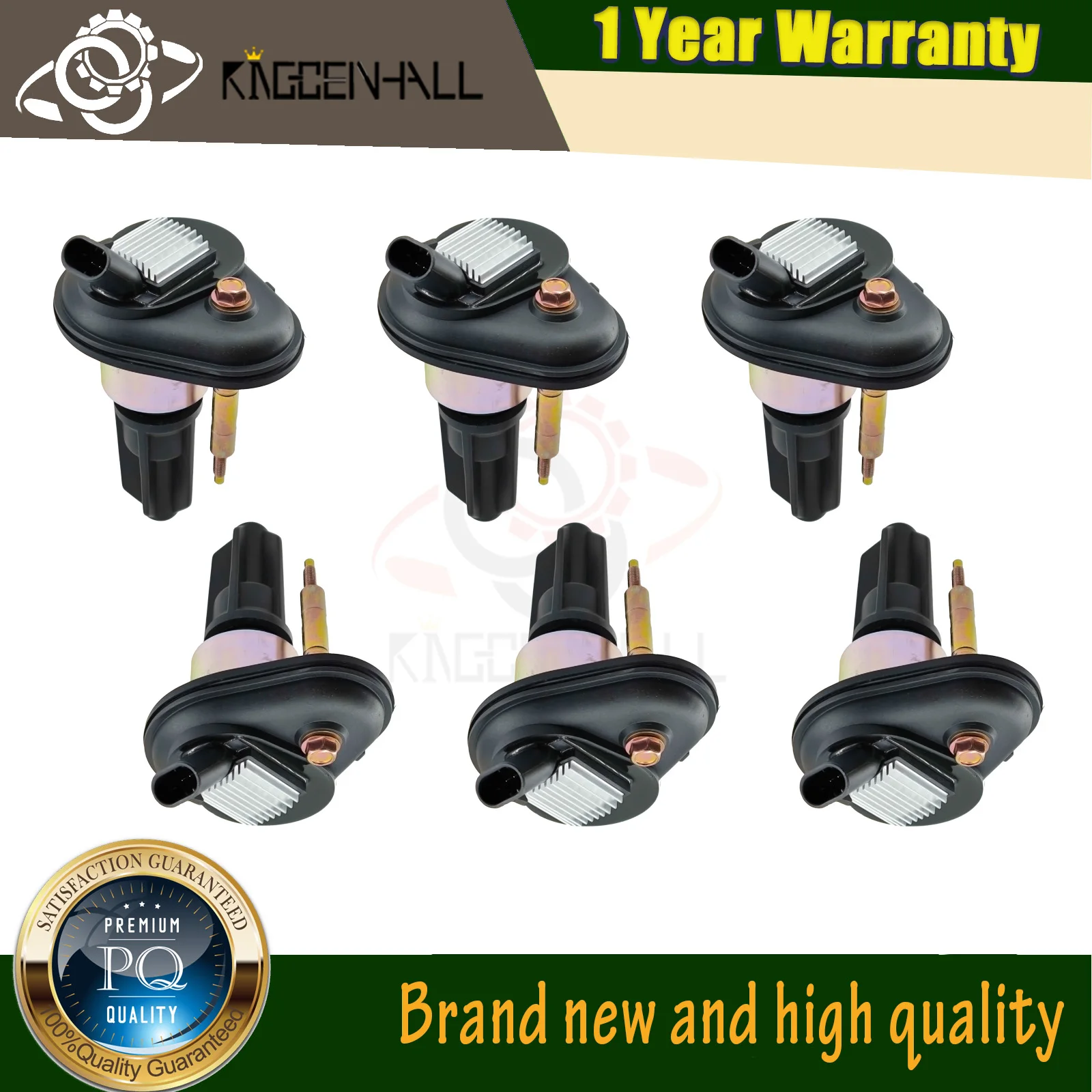 6X Ignition Coil for Chevrolet Colorado 3.5L Trailblazer Canyon Envoy 10458425 8125680620 Buick Rainier 04-05 4.2L GMC Canyon
