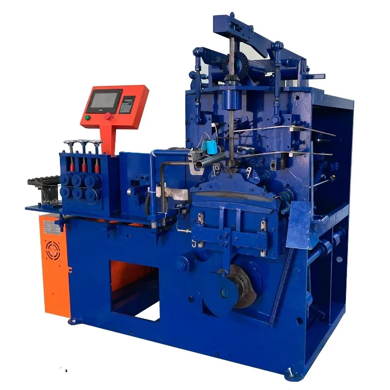 Fully automatic high-speed hanger forming machine, which can produce rubber-coated line welding twist twist hangers