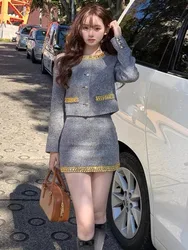 2024 new Winter clothes for women two piece set Jackets Coat + Skirt Female conjuntos para mujeres 2 piece sets women outfit