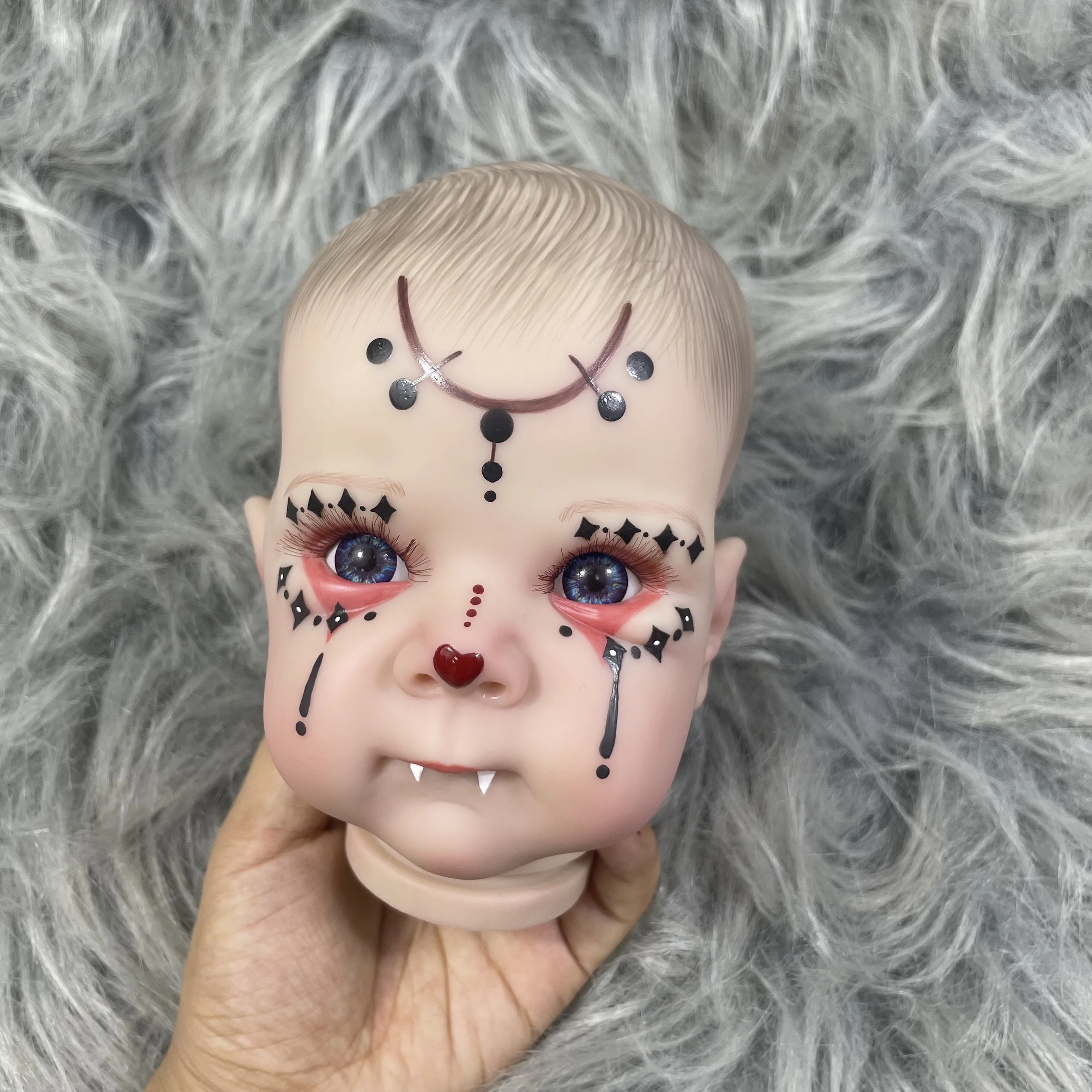 Limited Sale 18 inch Already Painted Reborn Bettie Doll Kits Halloween Series Dolls Vinyl Reborn Unassembled DIY Doll Kit Mold