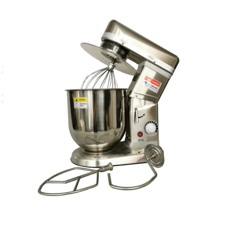 

10 Litres Professional Stainless Steel Three Functions Food Mixer Dough Blender Mixer Planetary Cake Mixer