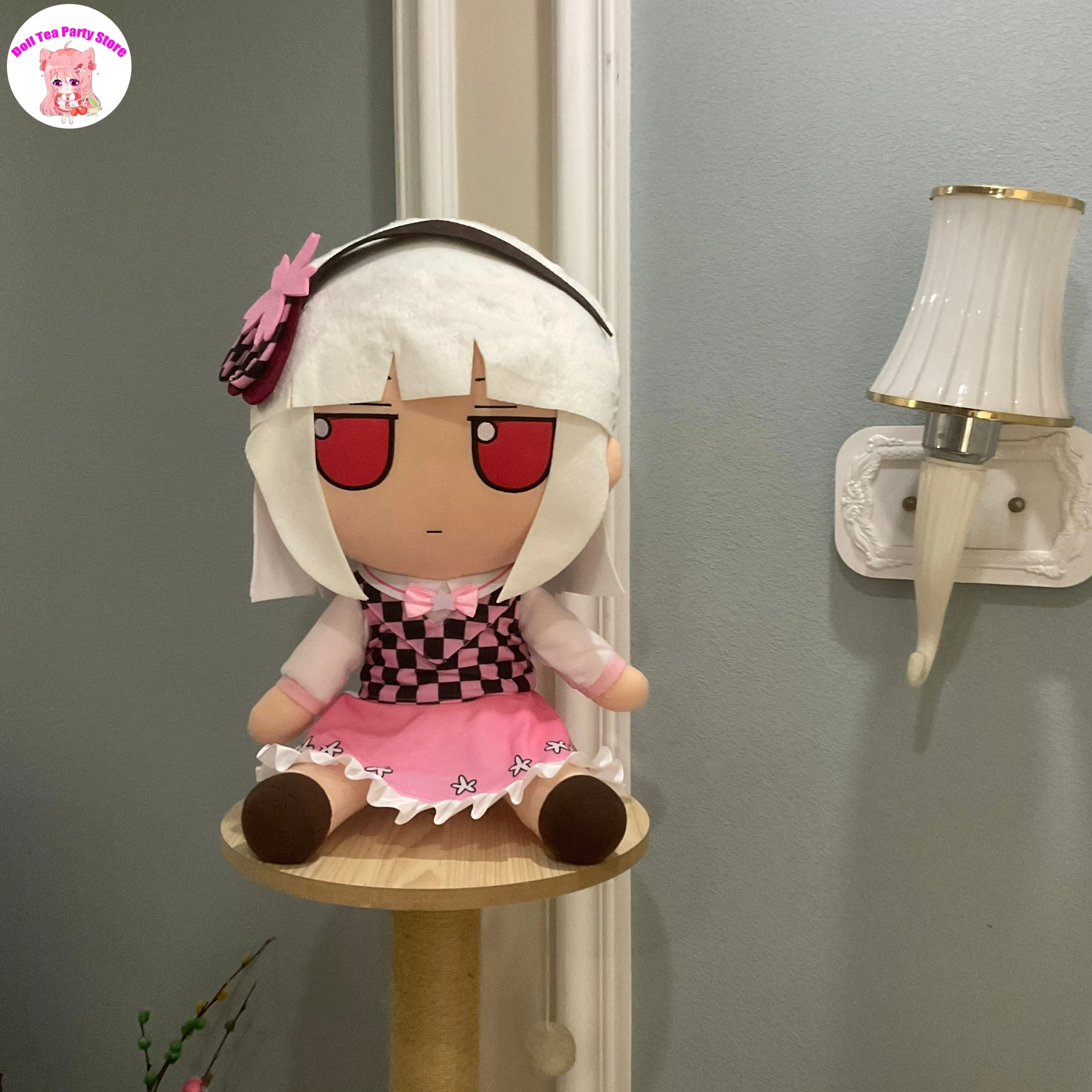 

Аниме TouHou Project Konpaku Youmu 40 см, милая кукла Fumo, плюшевые игрушки, модель сидения, подушка-талисман, подарки для косплея