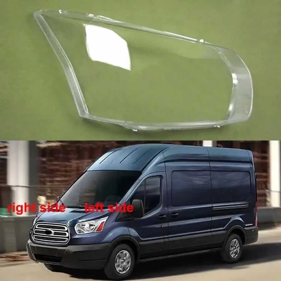 For Ford Transit (Overseas Version) 2015 Car Accessories Headlight Cover Headlamp Shell Transparent Lampshade Lens Plexiglass