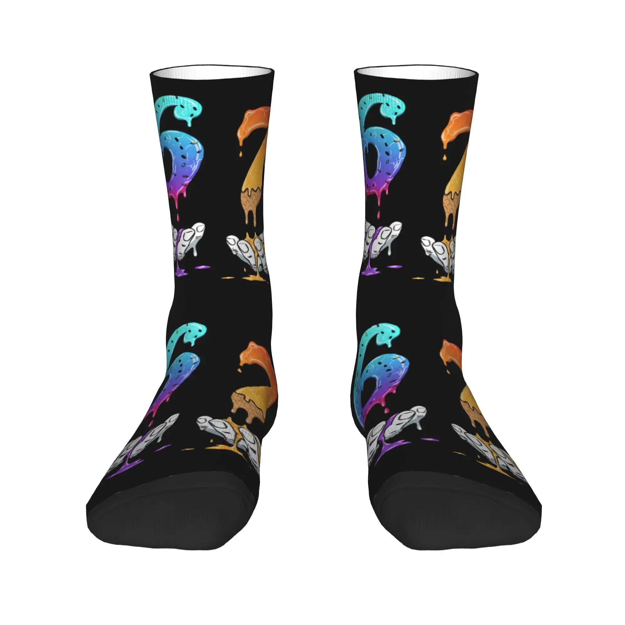 

Kawaii Printing 67 Six Seven 6 7 Italian Brainrot Meme Socks for Men Women Stretchy Summer Autumn Winter Crew Socks